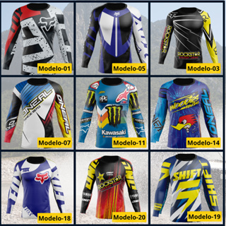Camisa camiseta para Motocross, velocross, trilha, Enduro duas rodas em moto em Oferta na Shopee