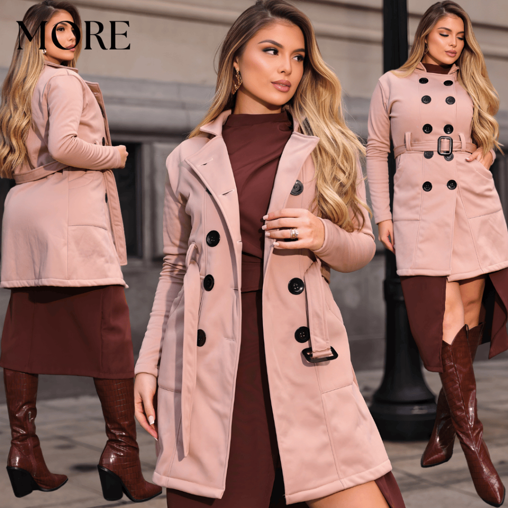 Sobretudo Feminino Casacos Compridos - Comprar com Melhor Preço em Jaquetas, Casacos e Coletes