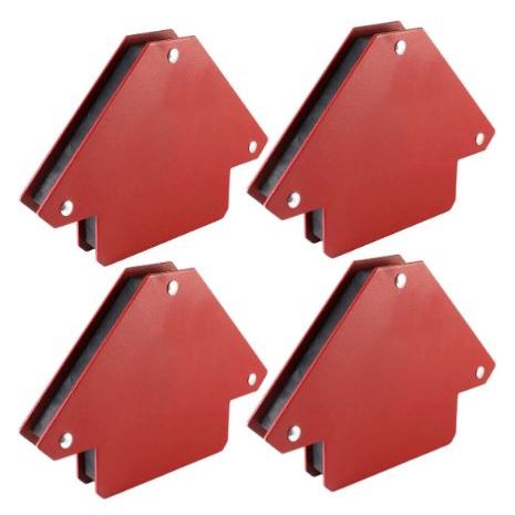 Kit 4 Esquadro Magnético Solda 12 Kg Soldador Serralheiro em Oferta na Shopee