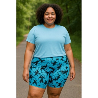 Bermuda Feminina Plus Size Em Suplex G1 G2 G3 Ótima Qualidade em Oferta na Shopee