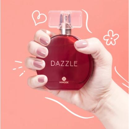 Perfume Feminino Dazzle Color Vermelho Hinode 60ml 100%original