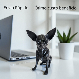 Enfeite Cachorro Pinscher – Mini Estátua Decorativa Linda em Oferta na Shopee