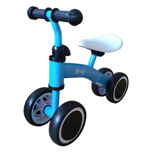 Bicicleta 4 Rodas De Equilíbrio Andador Infantil Azul 1040 Azul-aço