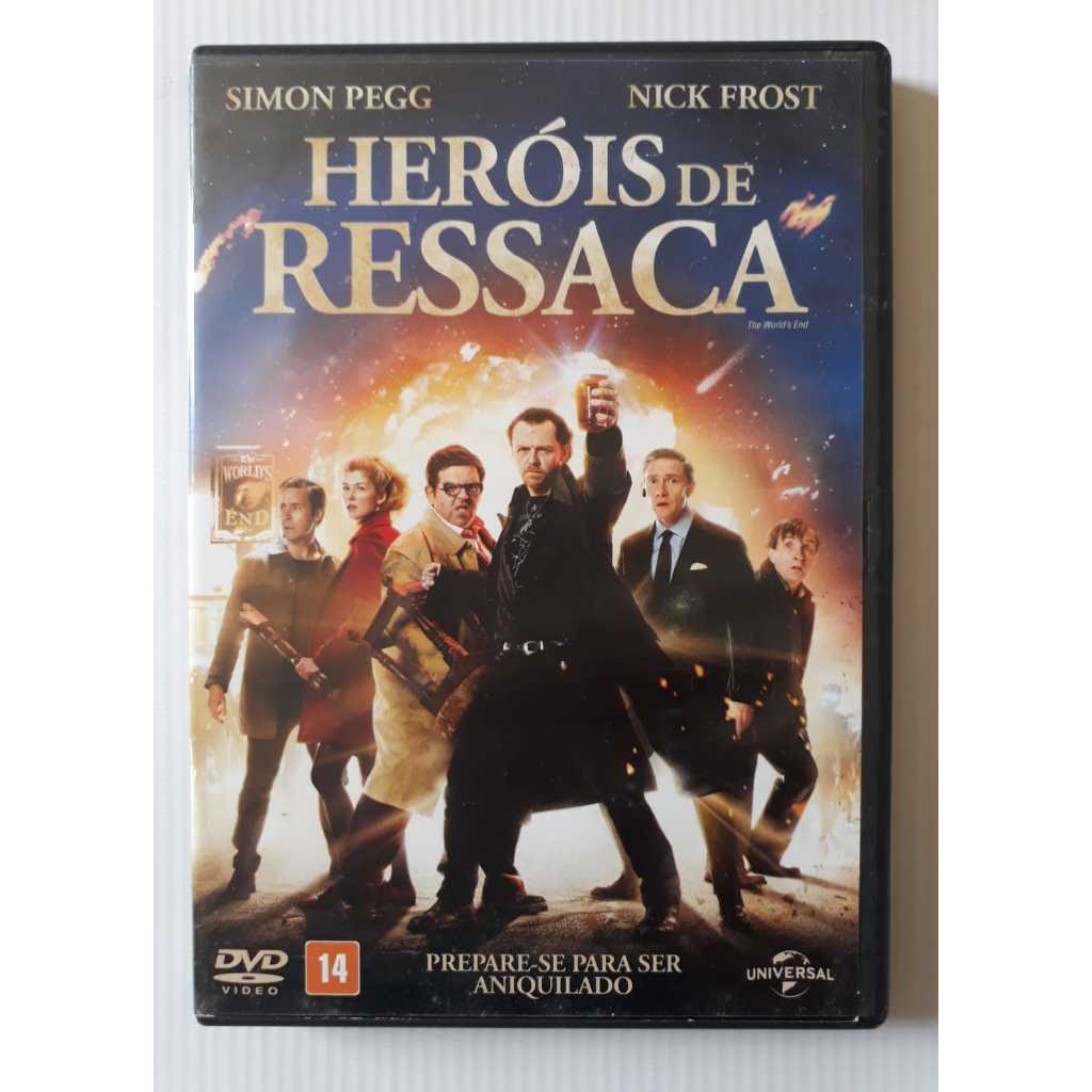 Dvd Heróis de Ressaca (2013) - Simon Pegg, Nick Frost - Original Usado