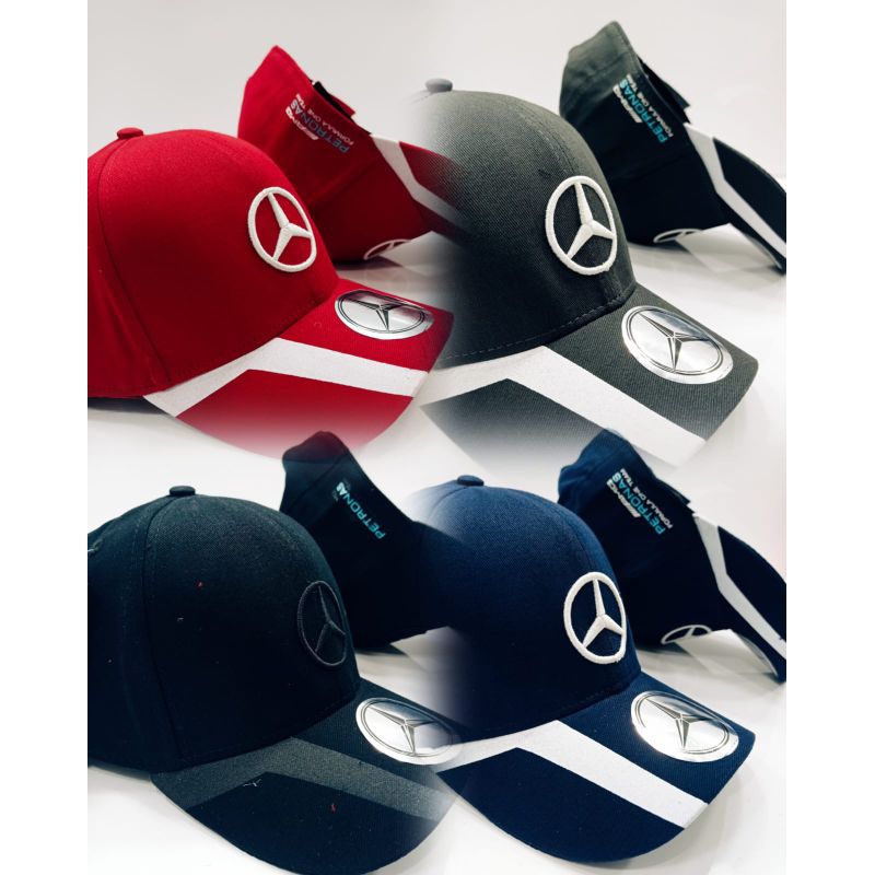 Boné Mercedes Benz Fórmula1 Aba Curva Strapback.