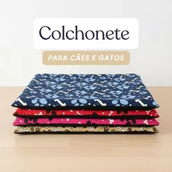 Caminha pet colchonete slim para cachorro e gato cama modelo simples