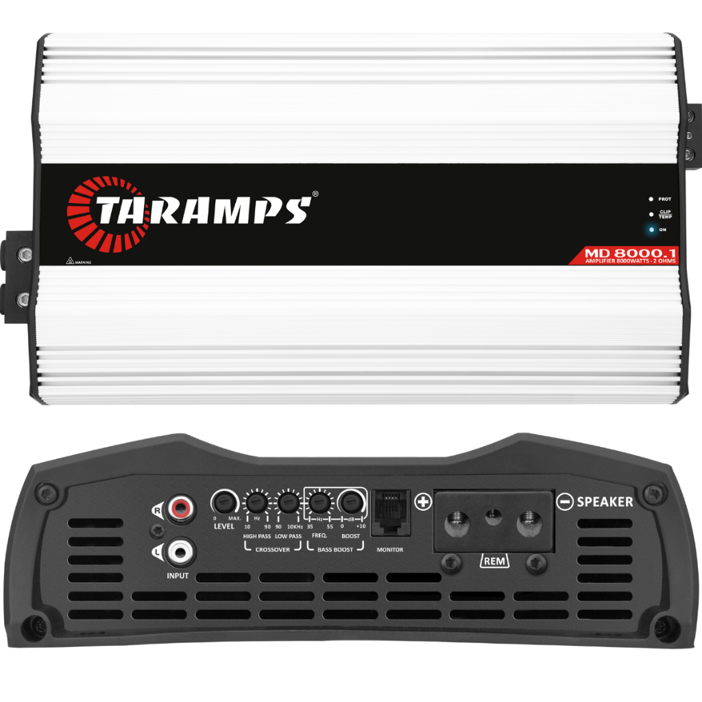 Módulo Amplificador Taramps MD8000 de 2OHMS 8000w Rms Potência 8000w amplificador  som automotivo em Oferta na Shopee