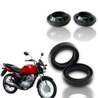 Retentor De Bengala + Guarda Po Honda Fan 125 2014 Até 2017 em Oferta na Shopee