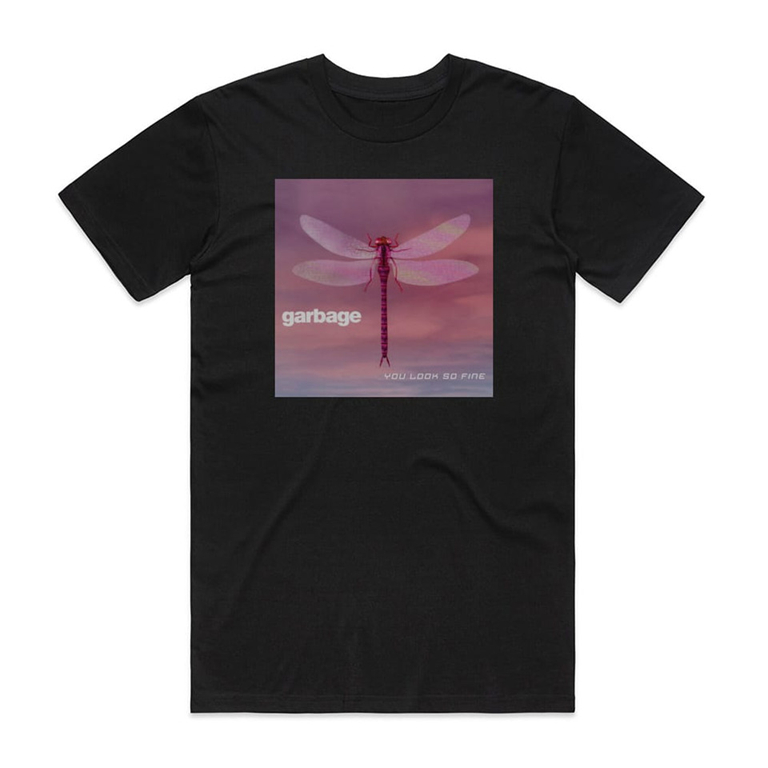 Camiseta Preta Garbage You Look So Fine