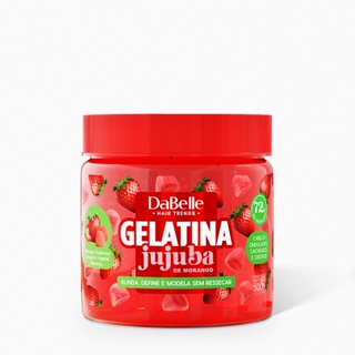 Gelatina Jujuba de Morango - DaBelle Hair 500g em Oferta na Shopee