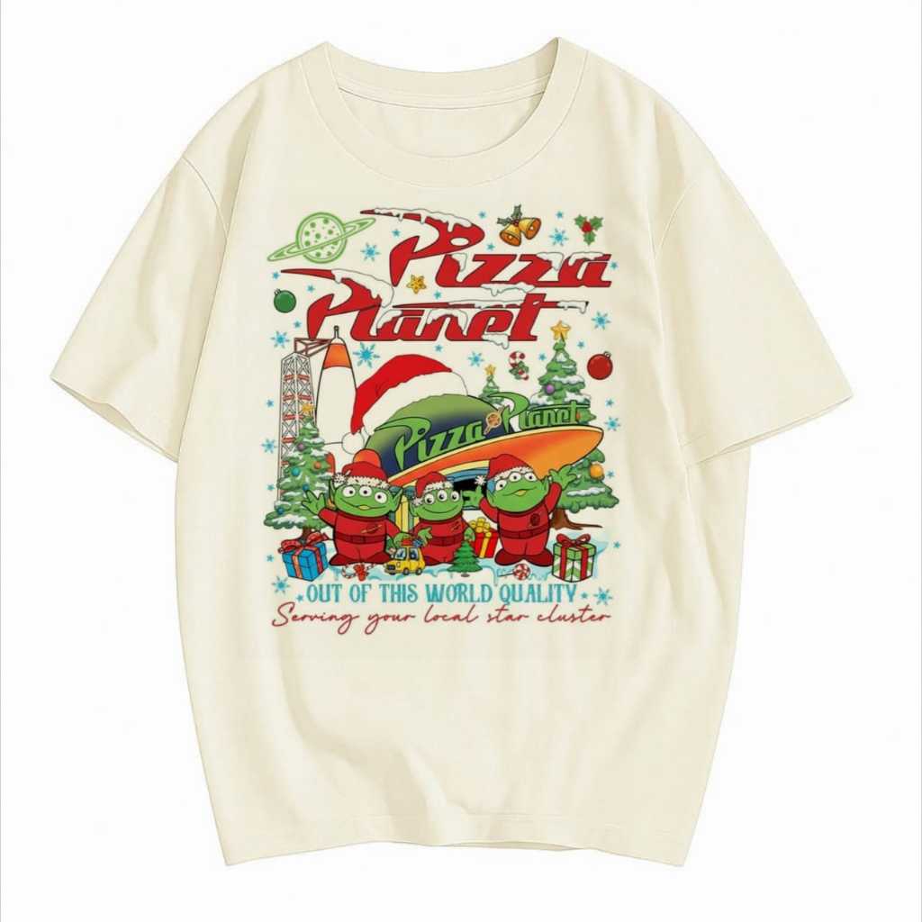 Camiseta Toy Story Natal Pizza Planet - [Limitada Premium] Blusa estampas divertidas frases personagens geek tshirt