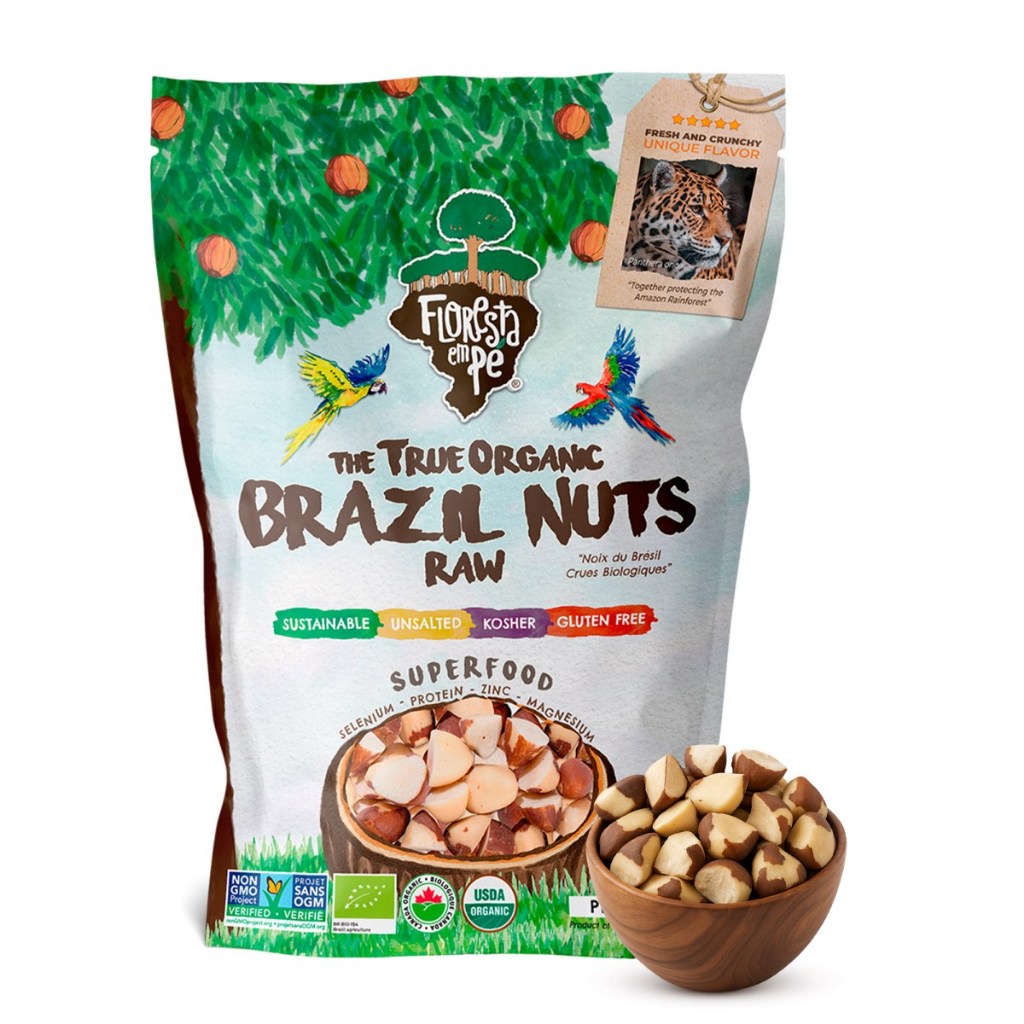 Castanha-do-Pará Quebrada Orgânica 1kg Premium  [COM ATM] – Floresta em Pé