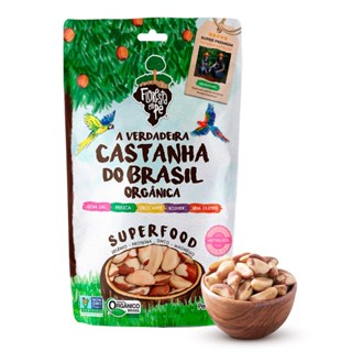 Castanha-do-Pará Orgânica com Sal do Himalaia 125g  [COM ATM] – Vegana e Sem Glúten – Floresta em Pé em Oferta na Shopee