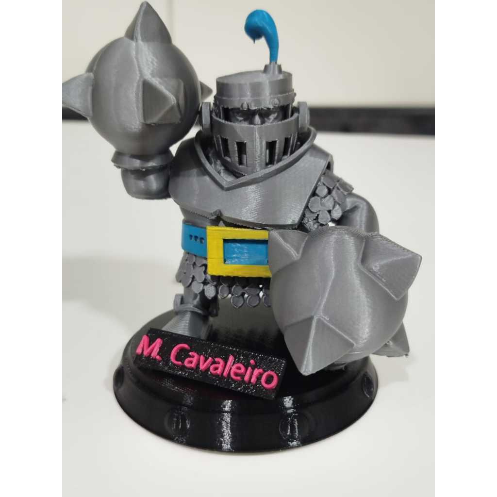 Mega Cavaleiro Clash Royale - Perfeito para os fãs do jogo clash royale boneco colecionável TOP.