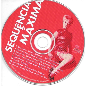 CD: Seqüência Máxima (só CD) c/ Nicki French; Angelina; Olivia & Paula; Whigfield; Suzann Rye