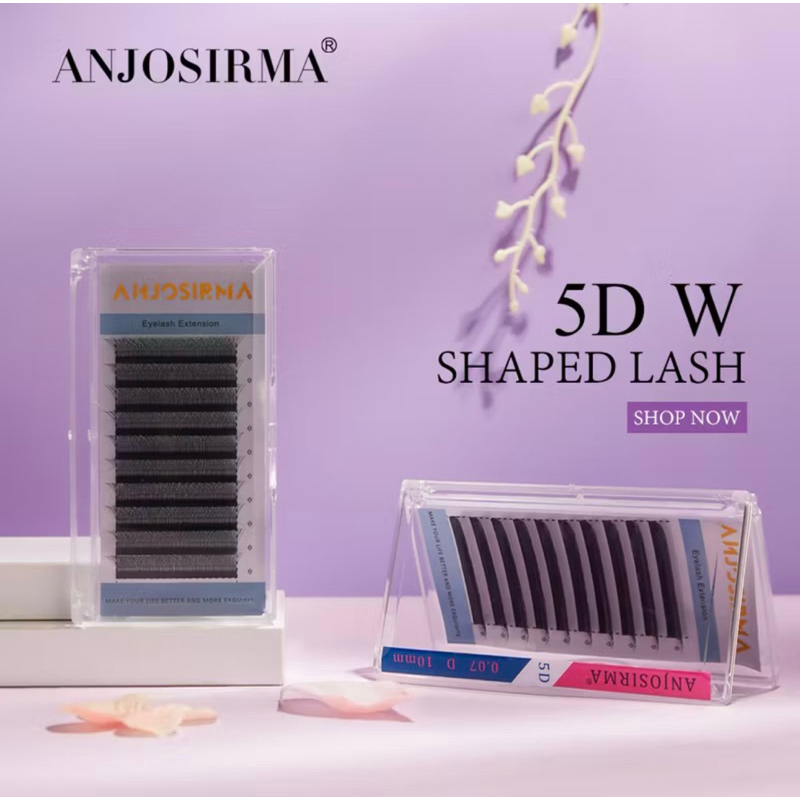 Detalhes do ANJOSIRMA Cílios 3D 4D 5D 6D 8D 10D Volume Egípcio Fio W extensão Lash