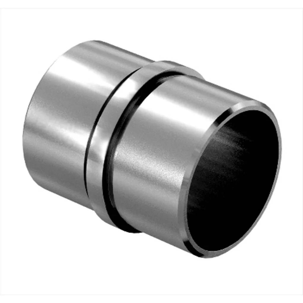 Emenda Prolongador Junção Para Corrimão Em Inox Tubo Redondo de 1.1/2'' (38,10mm) Para Parede De 1MM