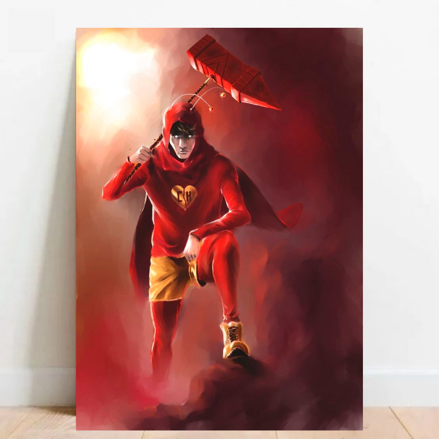 Quadro Placa Decorativa Chaves Chapolin Colorado desenho geek quadro com moldura 017