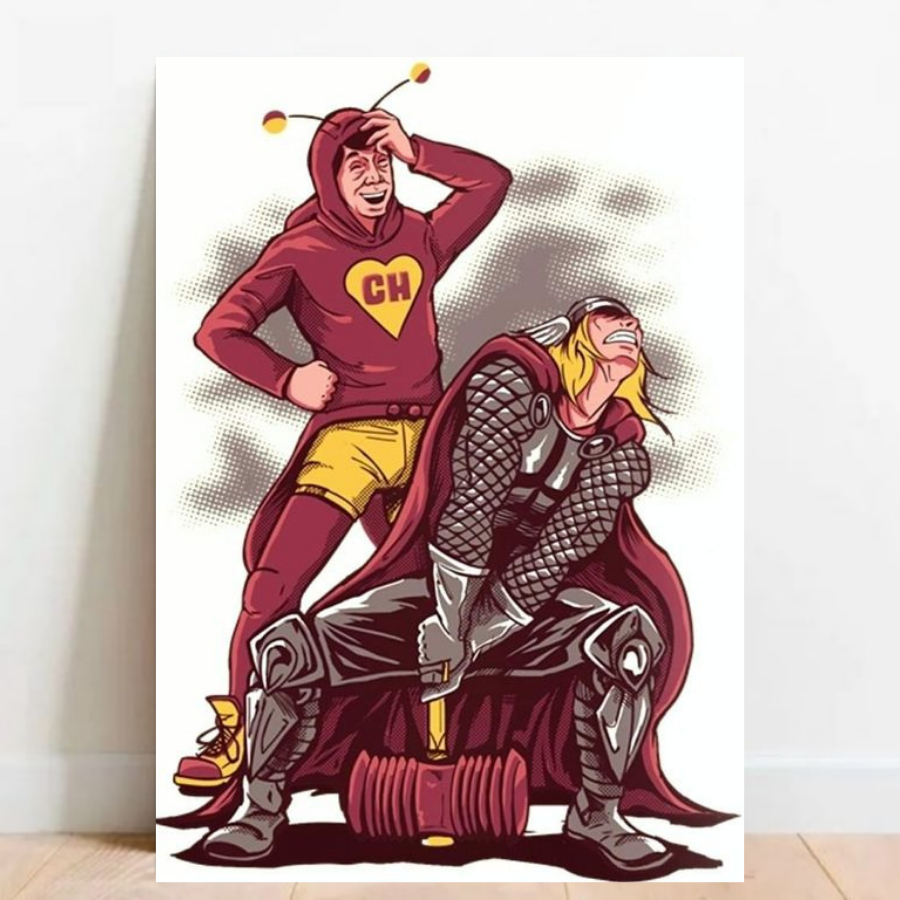 Quadro Placa Decorativa Chaves Chapolin Colorado desenho geek quadro com moldura 018