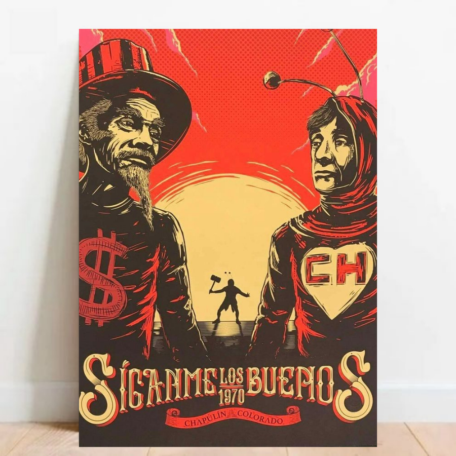 Quadro Placa Decorativa Chaves Chapolin Colorado desenho geek quadro com moldura 019