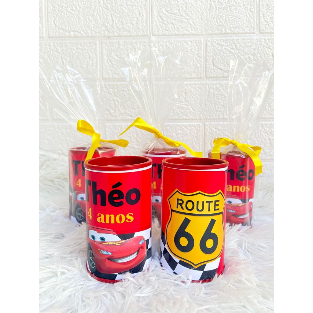 Cofrinho Personalizado Lembrancinha Festa Infantil Aniversário  CARROS/ CARS/ CARROS DISNEY/ BAILARINA