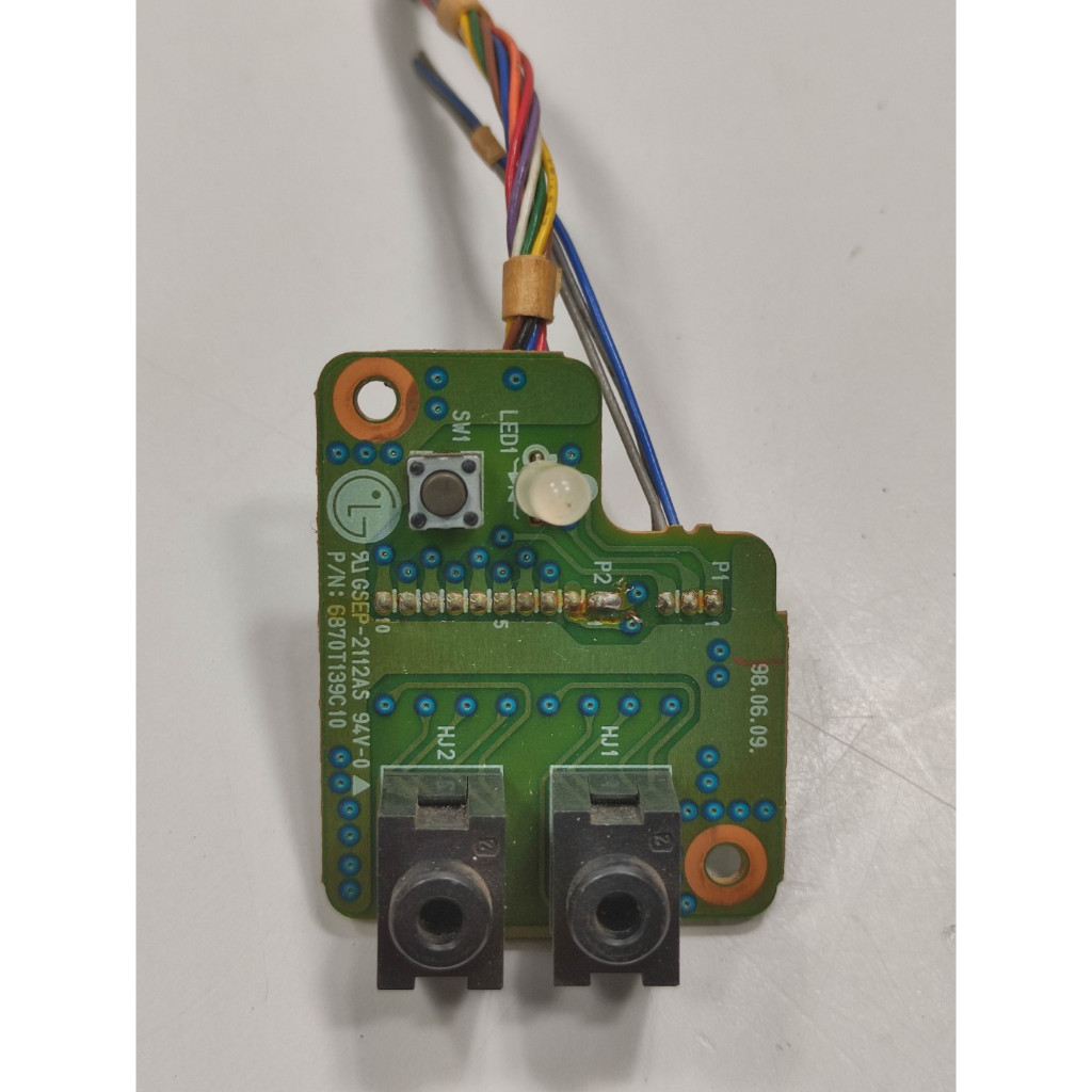 Conector Áudio Frontal Imac G3 Macintosh Apple 2rn Verde (Usado)