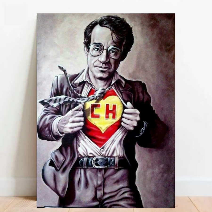 Quadro Placa Decorativa Chaves Chapolin Colorado desenho geek quadro com moldura 020