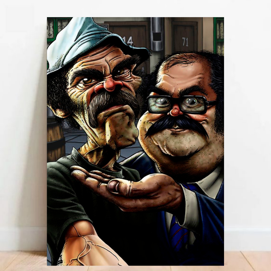 Quadro Placa Decorativa Chaves Chapolin Colorado desenho geek quadro com moldura 024