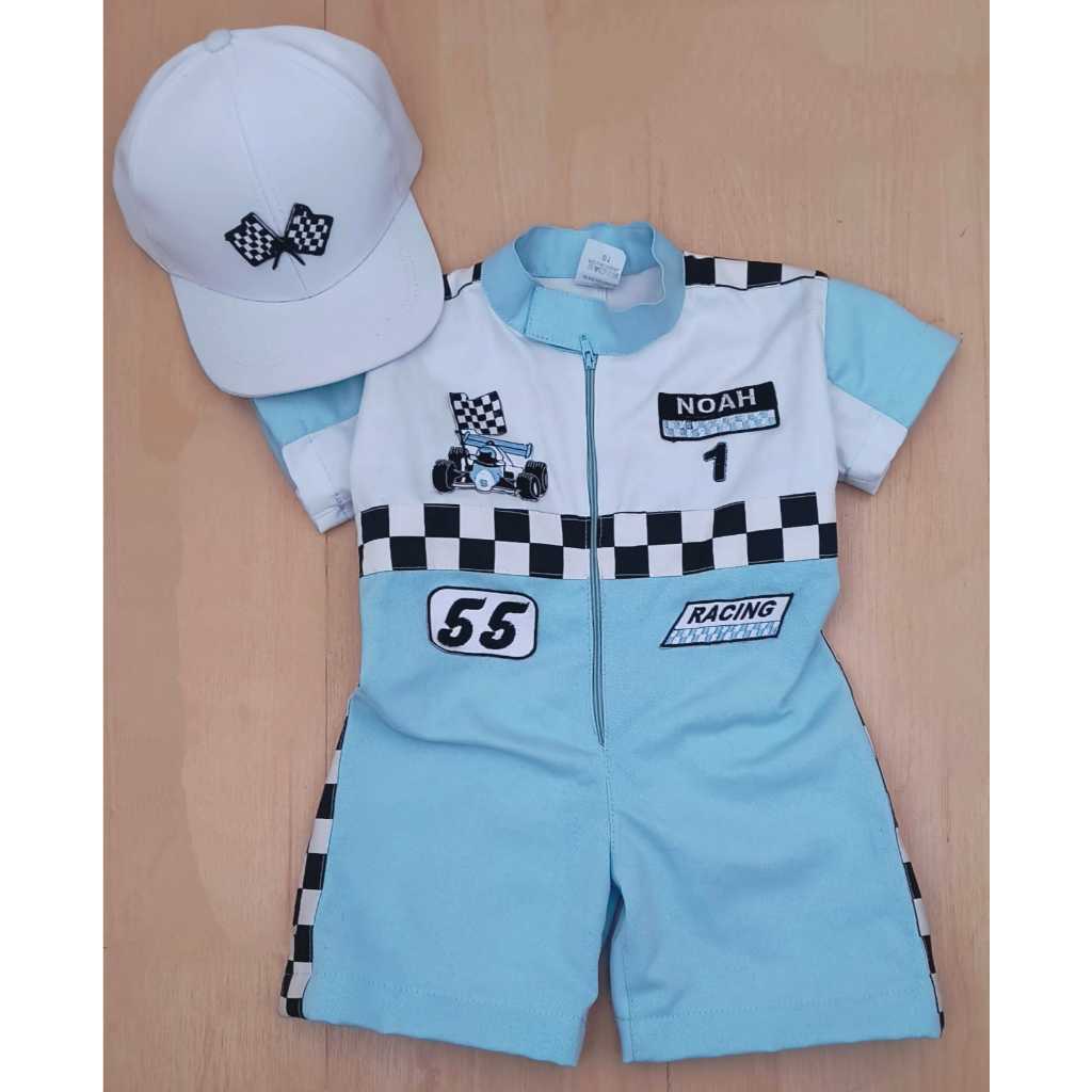 Macacão Piloto Personalizado em Oferta na Shopee