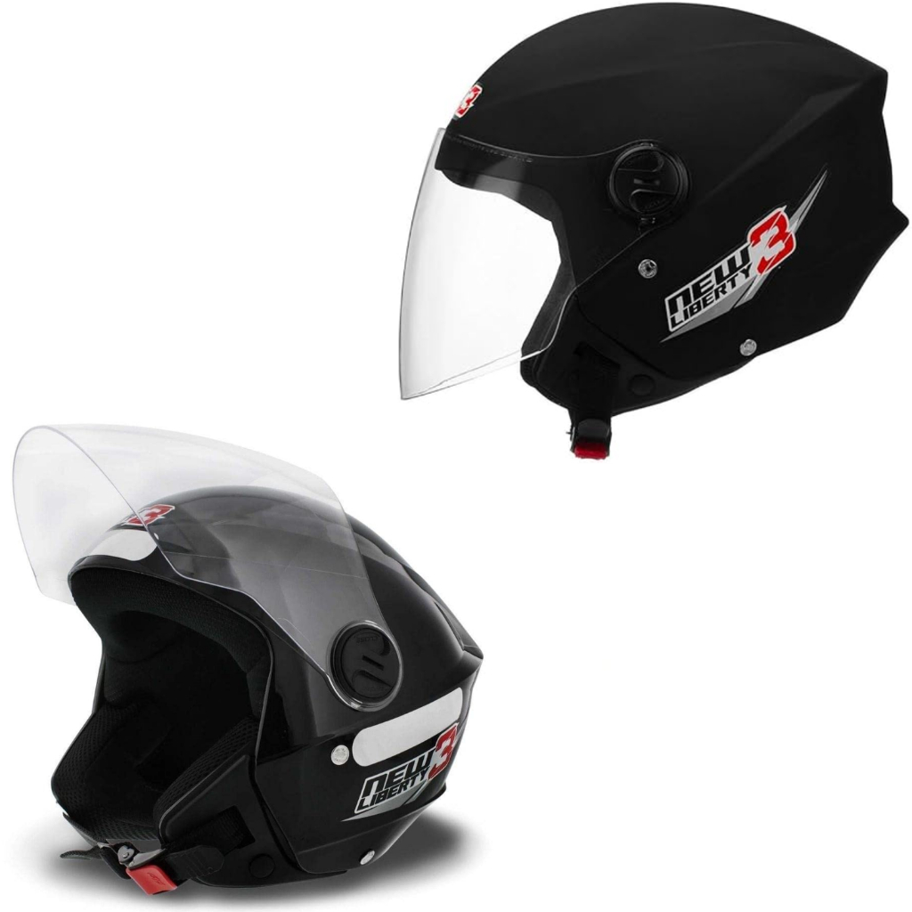 Capacete Moto Elétrica Scooter Patinete Bike Preto 58 Preto