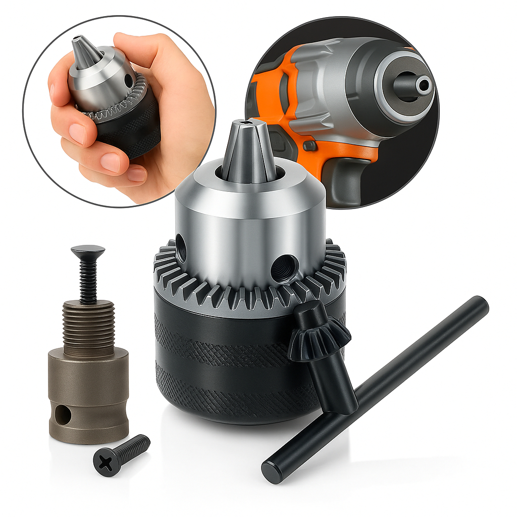 Kit Mandril Furadeira Com Adaptador SDSPLUS Para Martelete Bosch, MAKITA,Vonder  1/2''  1.5~13mm em Oferta na Shopee