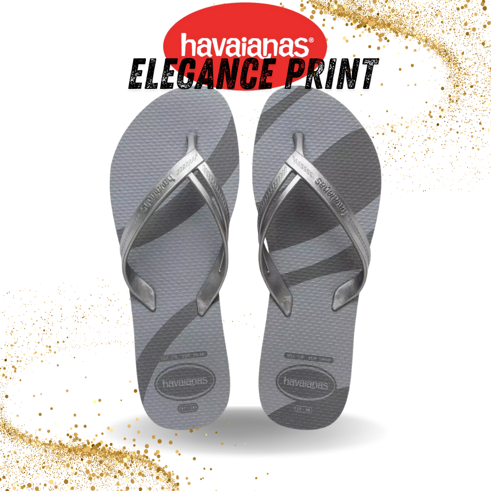 Chinelo Havaianas Feminino Elegance/Elegance Print Original ®
