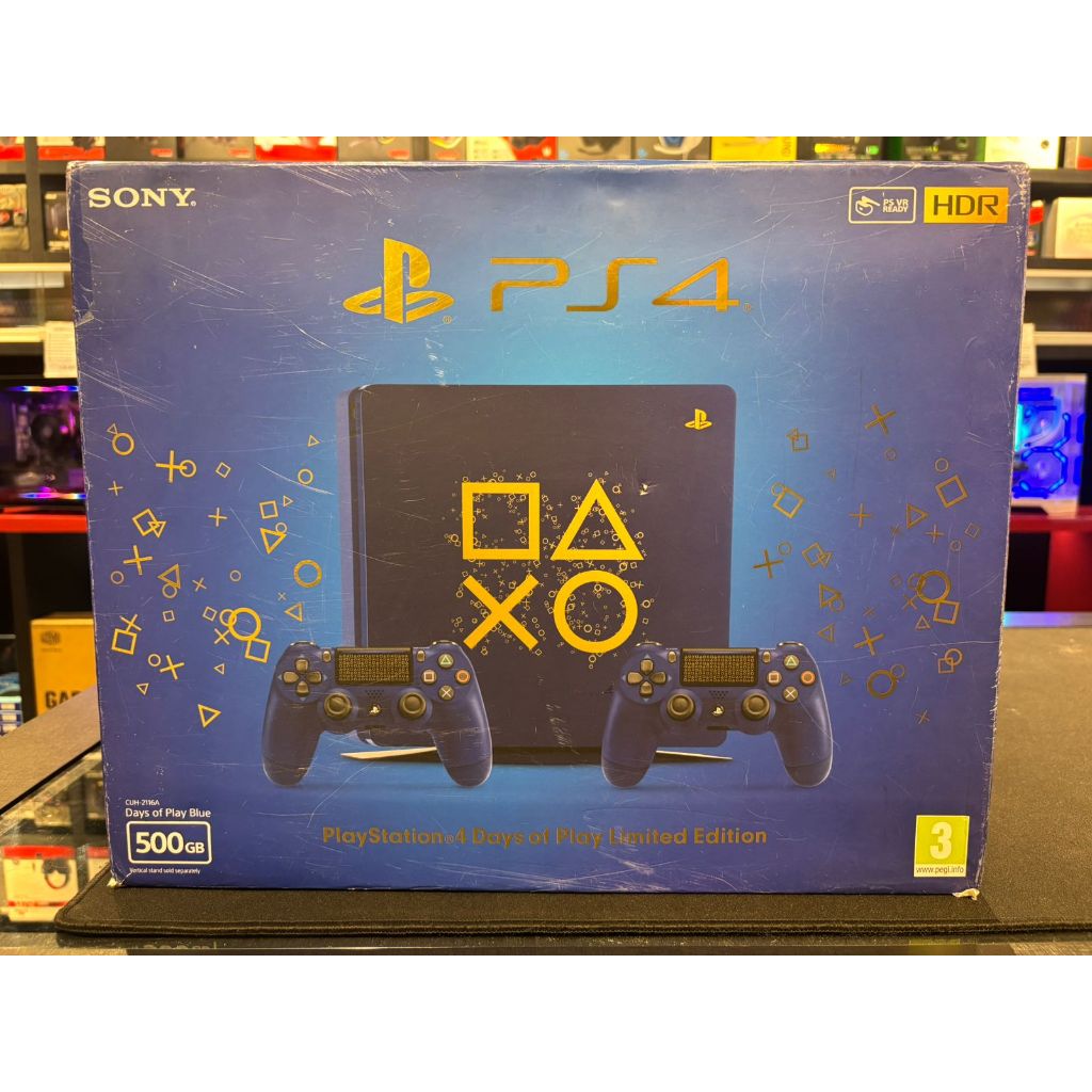 Playstation 4 SLIM 500GB Days of Play Edition (Seminovo)