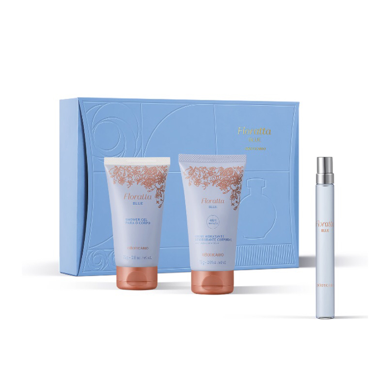 O Boticário Kit Presente Feminino Floratta Blue (3 Itens) — R$ 129,90 em Shopee