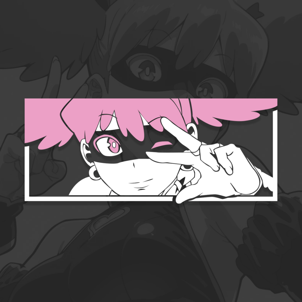Adesivo Vigilante Idol Girl Anime Tuning Decalque JDM Sticker