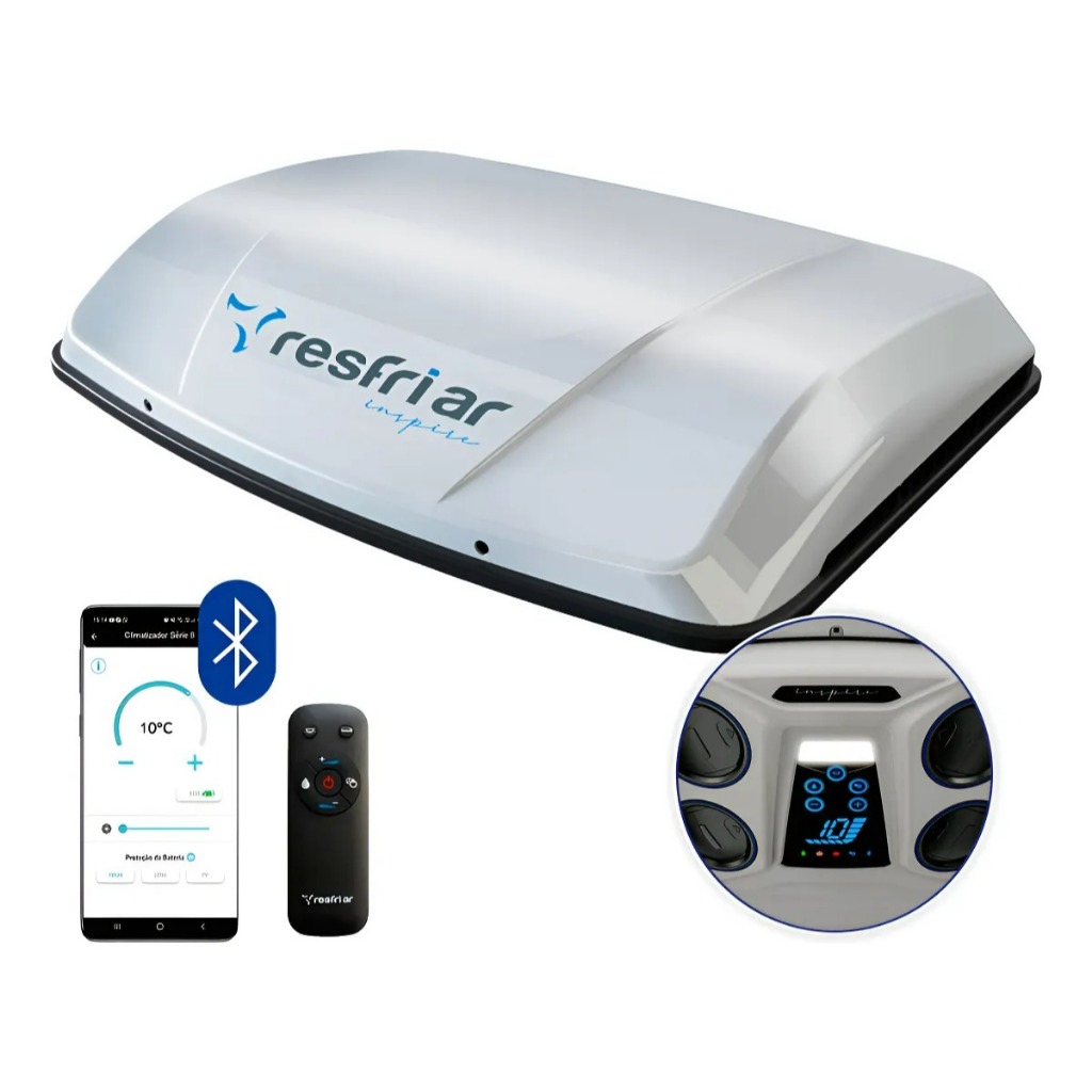 Climatizador Interclima Resfri AR Série 8 Universal Caminhão Motorhome Veiculos Ultilitários