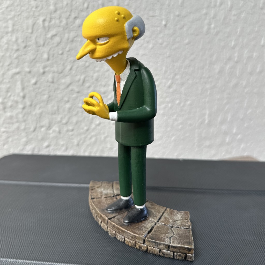 Montgomery Burns - Os Simpsons Figure  Colecionavel - NB Innovation