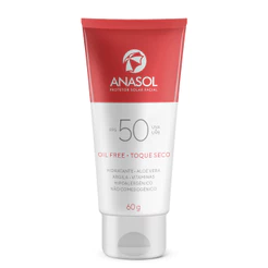 Protetor Facial FPS50 Anasol Hipoalergênico 60g Corporal e Facial