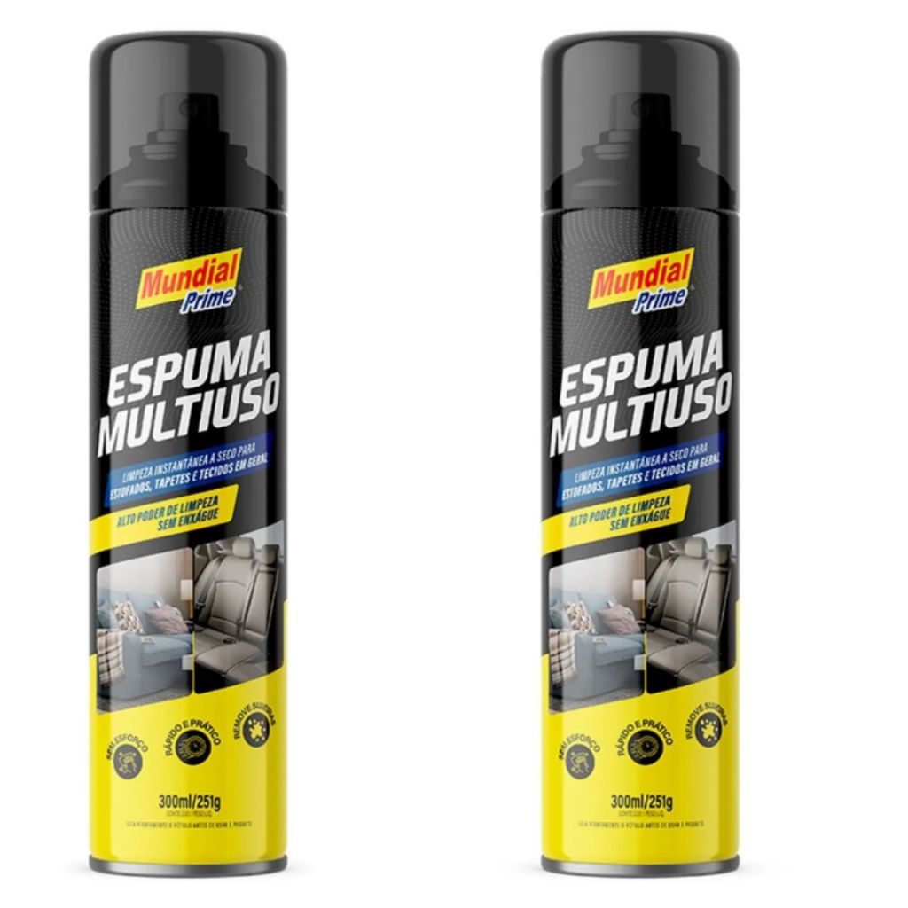 ESPUMA MULTIUSO  A SECO LAVANDA MUNDIAL PRIME 300ML/251G