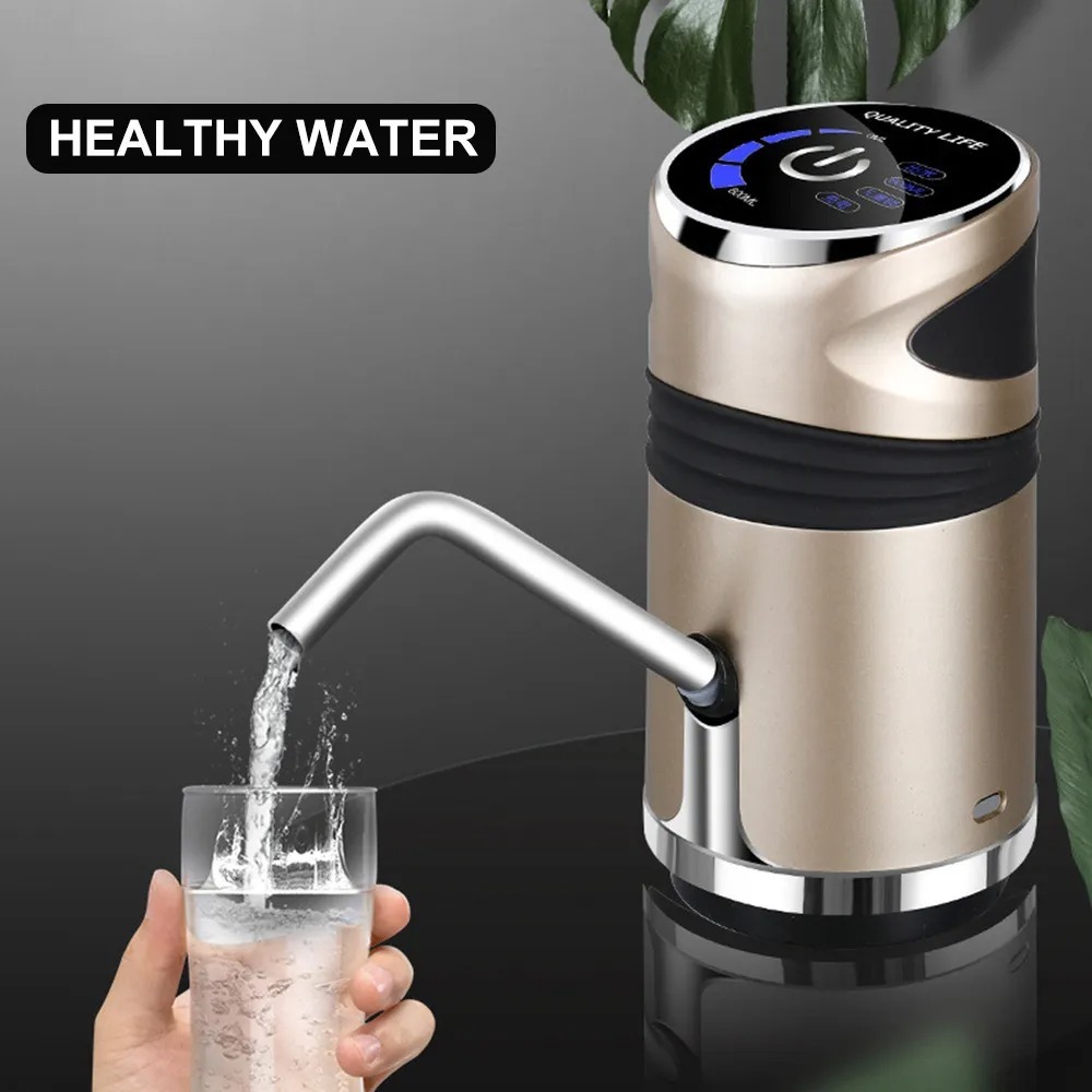 Bomba Elétrica digital com visor Touch para galão de água mineral