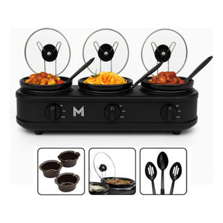 Rechaud Elétrico Triplo Buffet Member's Mark 110/220V Cores Inox e Black em Oferta na Shopee