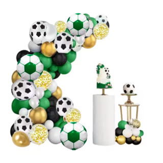 Arco desconstruído futebol para sua festa com 120 balões em Oferta na Shopee
