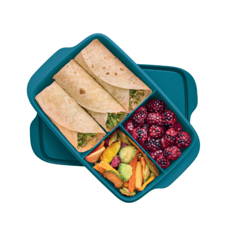 Tupperware Basic Line com Divisória 1 litro Azul Mistério