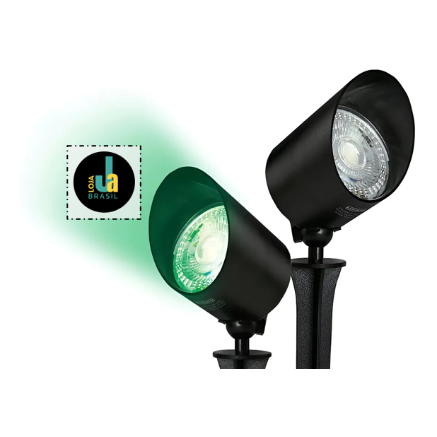 Espeto Led Jardim 5w Verde Prova D`água Black & Decker Cor da Carcaça Preto - Mais vendido