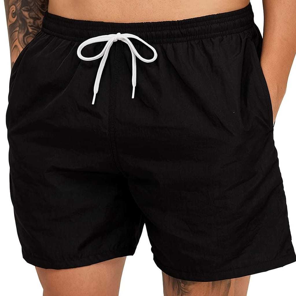 Short Praia Tectel Masculina 3 Bolsos Musculação Corrida Bermuda Academia Lisa Confortável
