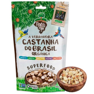 Castanha-do-Pará Orgânica Quebrada 125 g  [COM ATM] – Vegana e Sem Glúten – Floresta em Pé em Oferta na Shopee