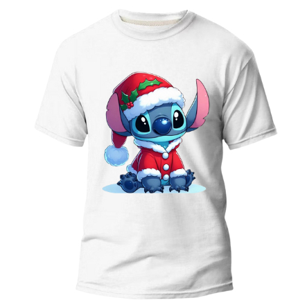 Camisetas Natal Diversas Estampas Adulto Infantil Camisa Leve e Confortável 100% Algodão Feliz Natal