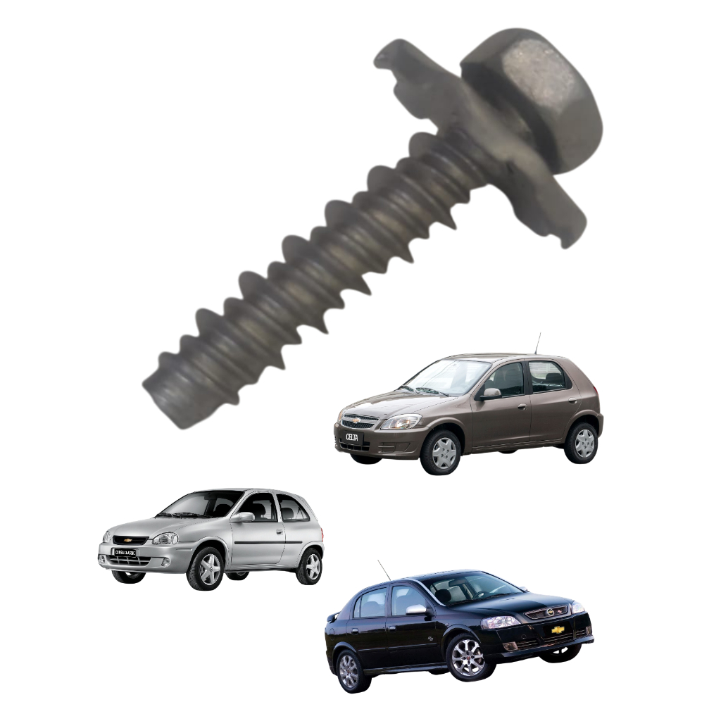 Parafuso Para-Choque Dianteiro Agile Astra Celta Corsa Meriva Omega Prisma Tigra Vectra