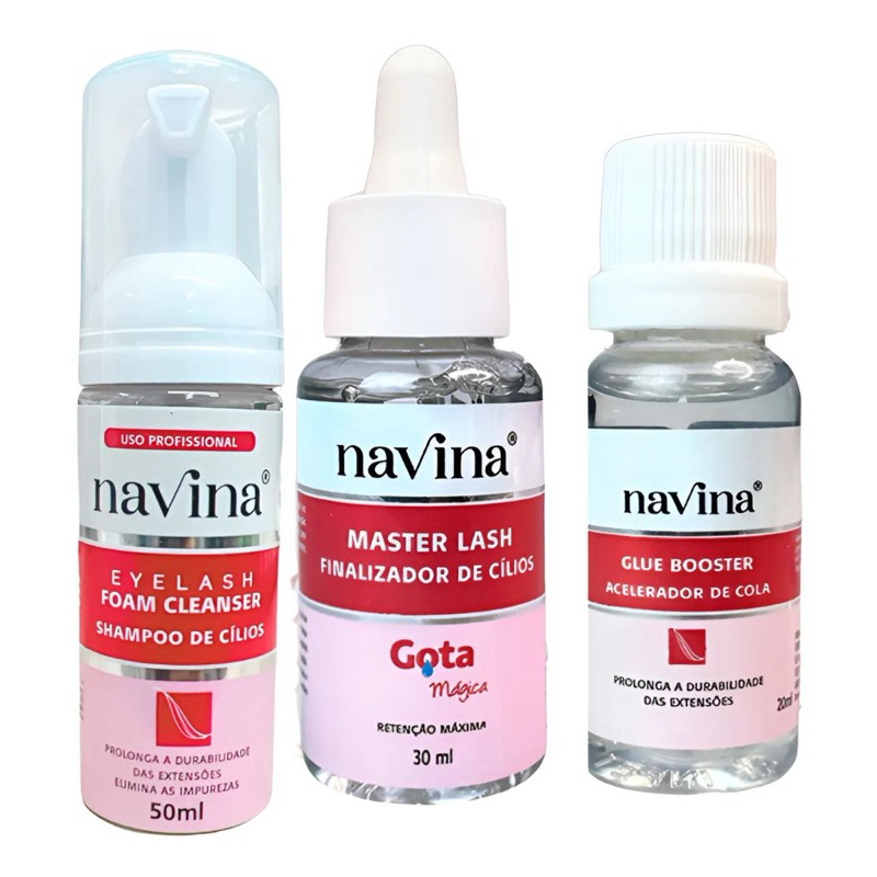 Kit Essencial para Lash Designers: Finalização, Aceleração e Shampoo dê Cilios em Oferta na Shopee