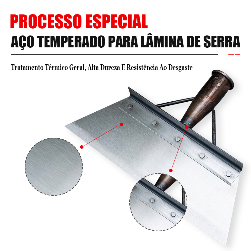 Pá de Limpeza de Jardim em Aço Inoxidáve Adequada Para Limpeza De Plantações De Jardins E Criação De Gado — imagem 2 de 2